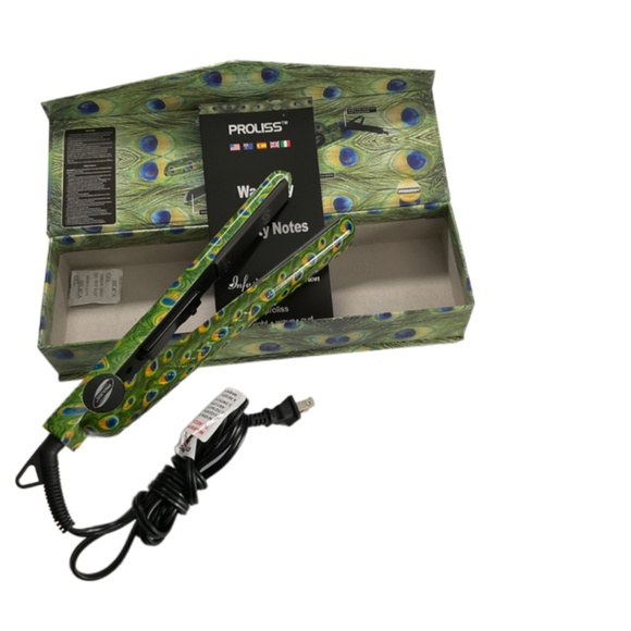 Proliss Peacock Infusion Ceramic Ionic 1.25" Hair Straightener Floating Plates - Picture 2 of 6